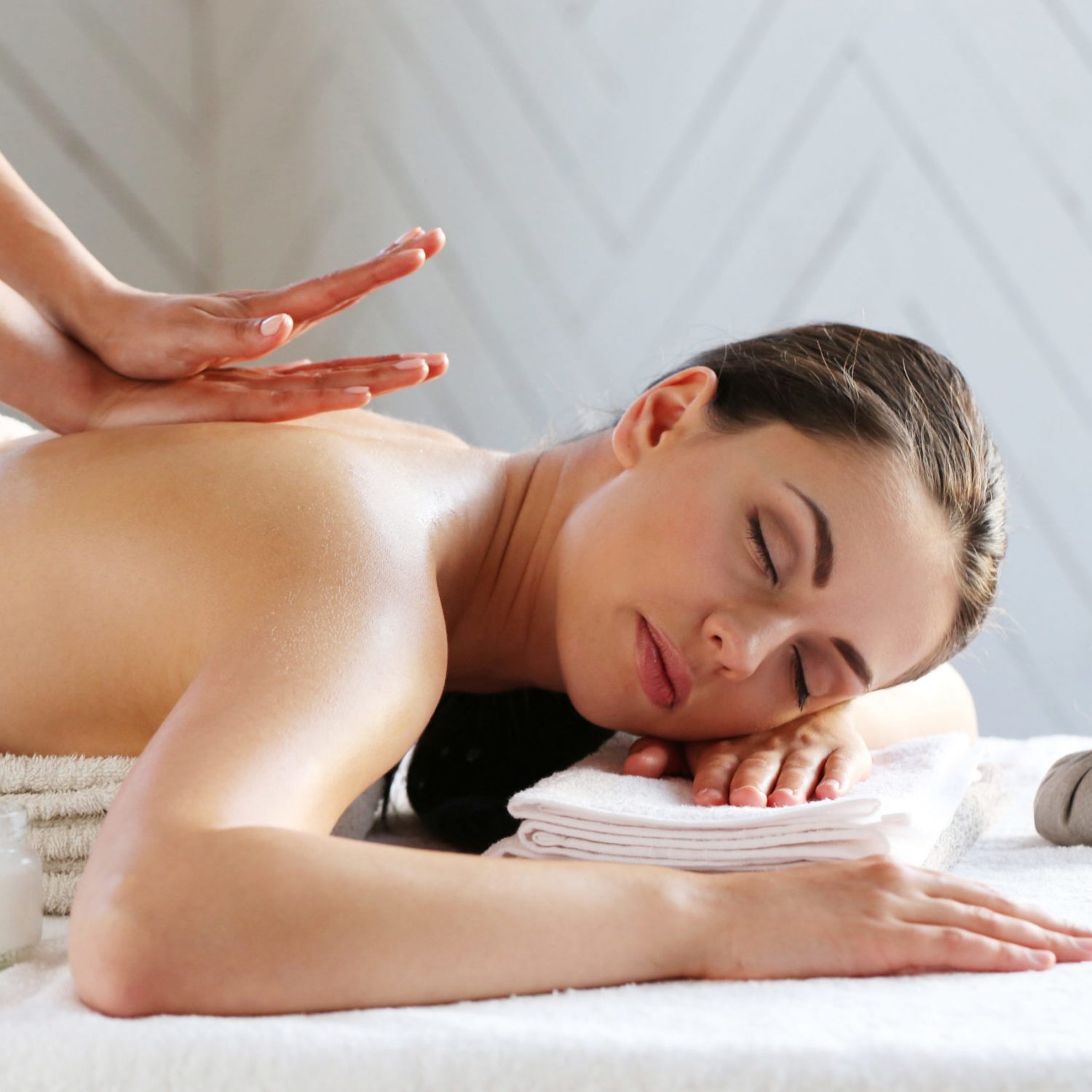 Beauty. Girl in the spa salon